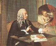 Jean-Etienne Liotard Portrait of Franqois Tronchin (mk08) oil painting